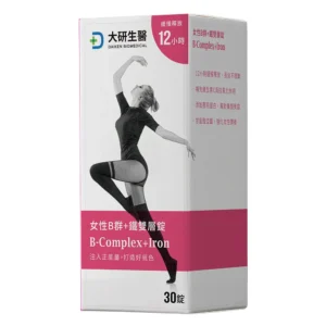 大研生醫女性B群緩釋雙層錠