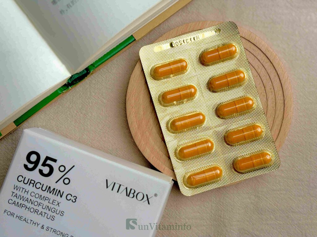 薑黃推薦：VITABOX美國專利95%C3超級薑黃素+牛樟芝子實體