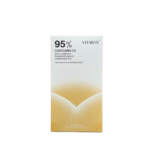 VITABOX美國專利95%C3超級薑黃素+牛樟芝子實體