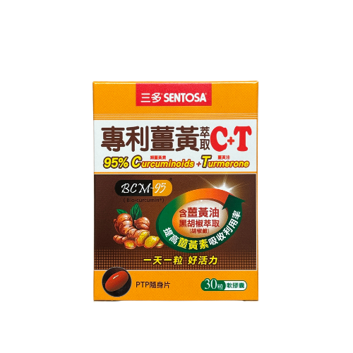 三多專利薑黃萃取C+T軟膠囊