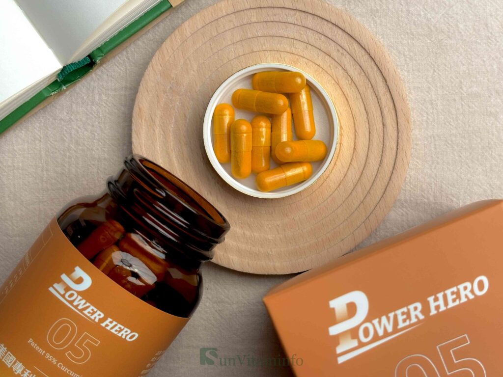 薑黃推薦：PowerHero勁漢英雄美國專利95%薑黃素