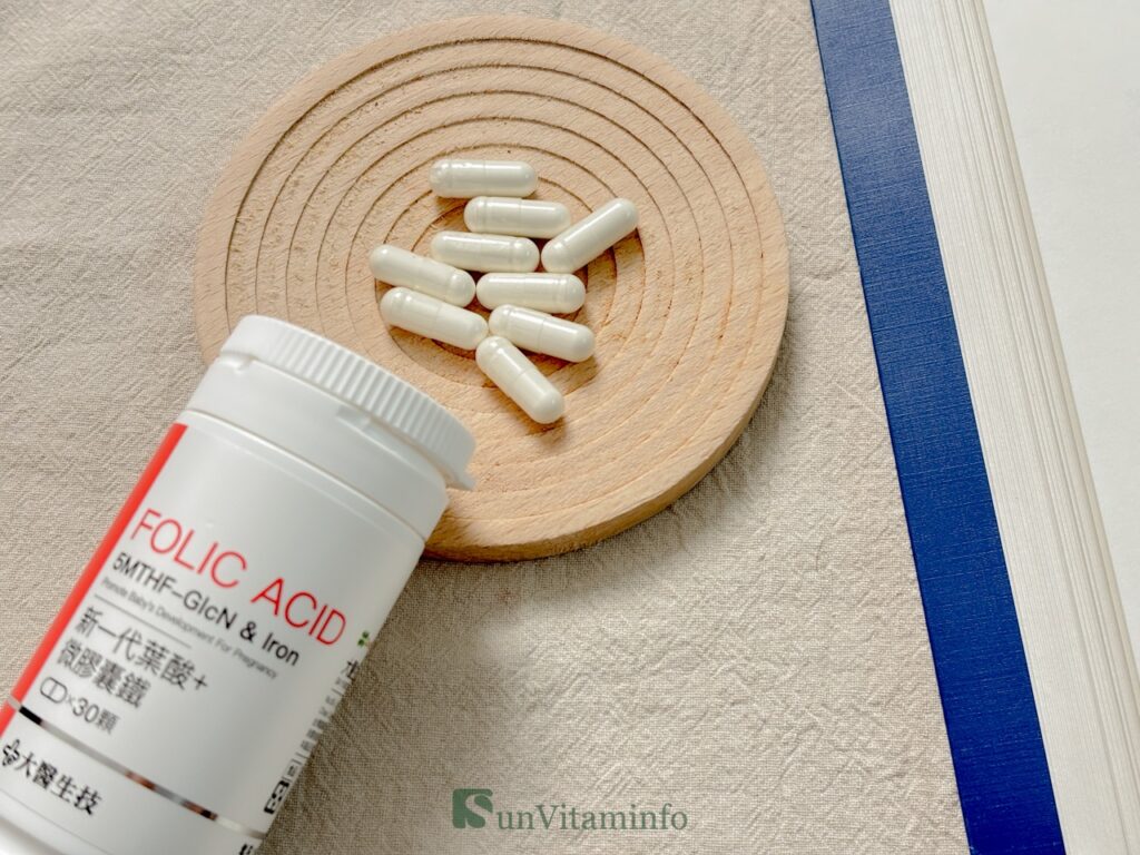 補鐵保健品推薦:大醫生技新一代葉酸+微膠囊鐵