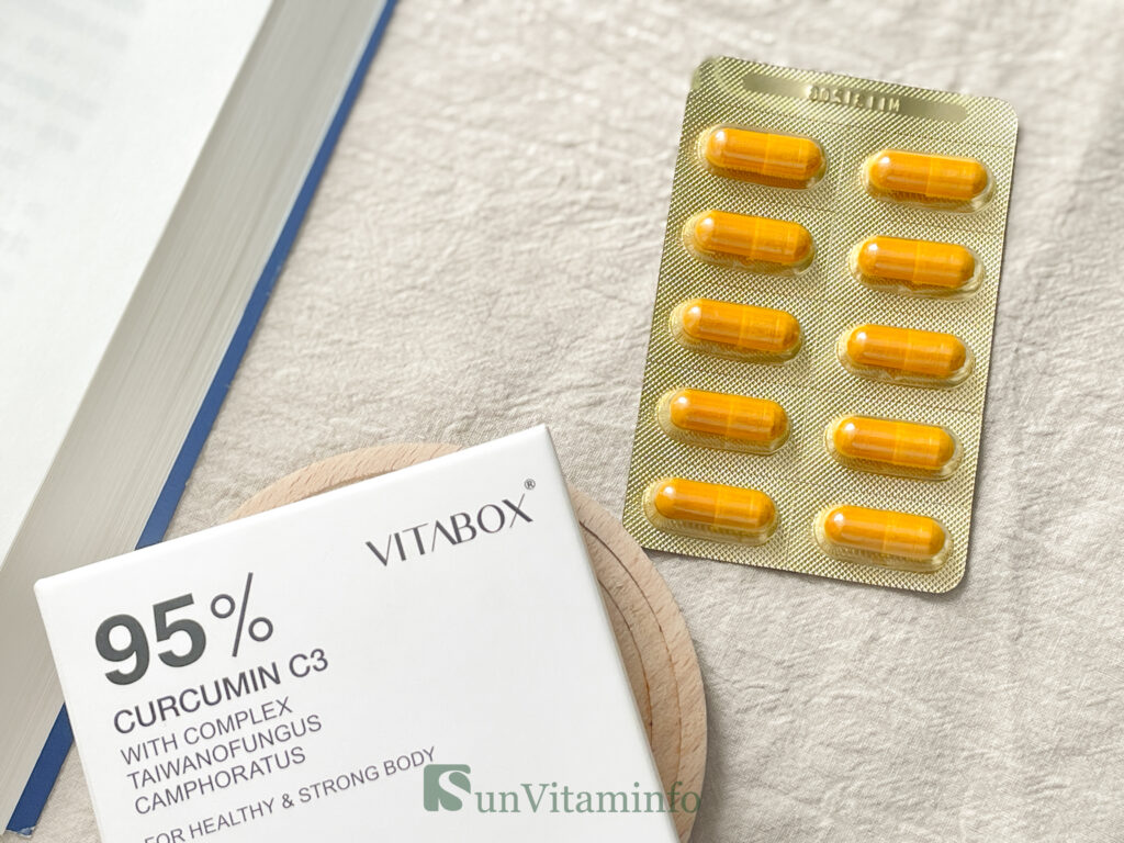 護肝推薦:Vitabox【養護專科】美國專利 95% C3 超級薑黃素+牛樟芝子實體